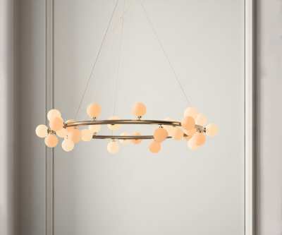 现代环形多头吊灯3D模型下载